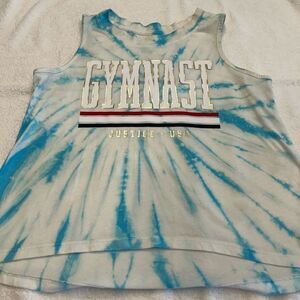 Justice Active Blue Tie-Dye Tank